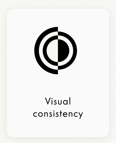 Visual consistency